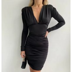 Женское облегающее мини-платье