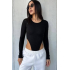 Женский боди с длинными рукавами