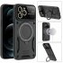 Защитный чехол для iPhone 14 Pro Max KEYSION с магнитной подставкой и защитой камеры, совместим с MagSafe 