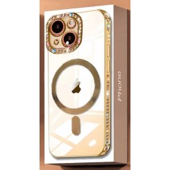 Прозрачный чехол для iPhone 14, MagSafe