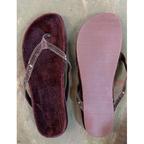 Бархатные сланцы, темно-бардовые 