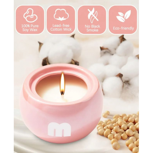 Ароматические свечи из керамики с ароматом диких фермерских полей – 70 часов горения