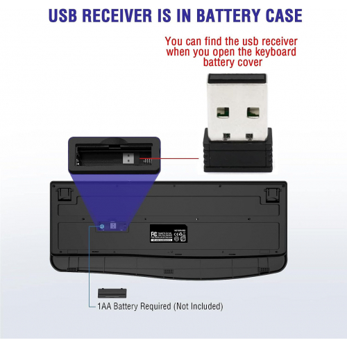 Беспроводная клавиатура 2,4G
