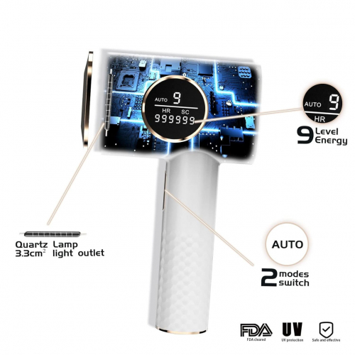 Набор для удаления волос IPL с 999 999 вспышками для женщин и мужчин