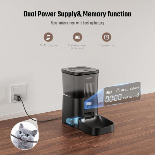 Автоматическая кормушка для домашних животных Espelho 4L