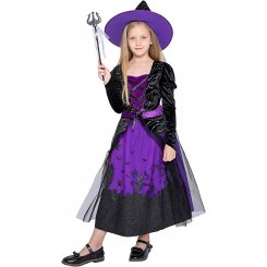 Комплект костюма ведьмы wesprex для девочек с котелком, шляпой и волшебной палочкой