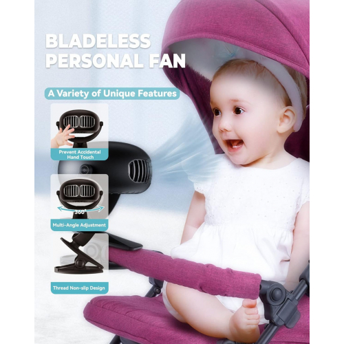 Kaylocheer Clip On Fan, вентилятор для детской коляски