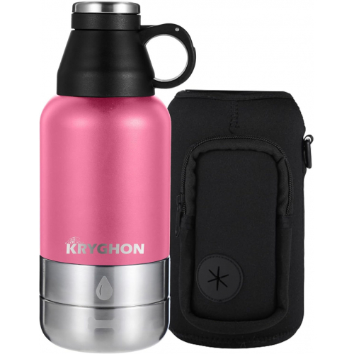 Бутылка для воды Kryghon 3 в 1 для собак