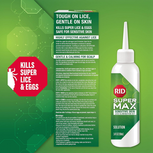 Средство RID Super Max от вшей для чувствительной кожи