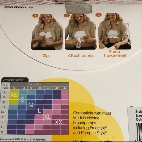 Бюстгальтер Medela Easy Expression Hands Free Pump, черный