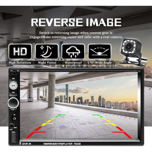 Автомагнитола с камерой заднего вида