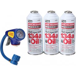 Комплект для заправки автомобильной системы кондиционирования