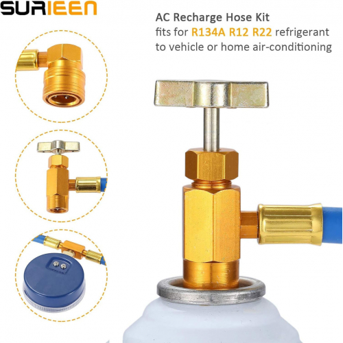 Заправочный шланг SURIEEN переменного тока с манометром