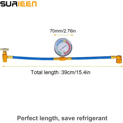 Заправочный шланг SURIEEN переменного тока с манометром