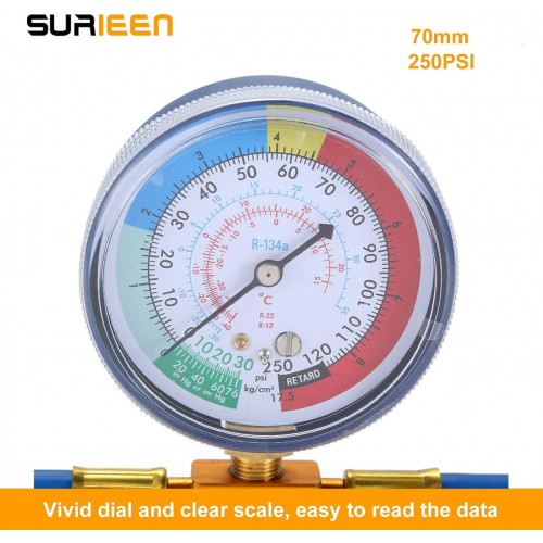 Заправочный шланг SURIEEN переменного тока с манометром